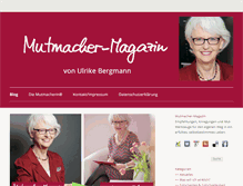 Tablet Screenshot of mutmacher-magazin.de
